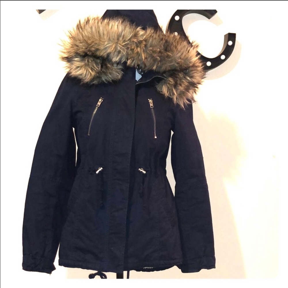 Navy parka